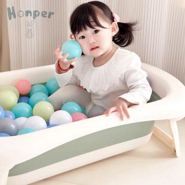 Thau Tắm Gấp Gọn Kèm Phao Và Nhiệt Kế Honper HP114