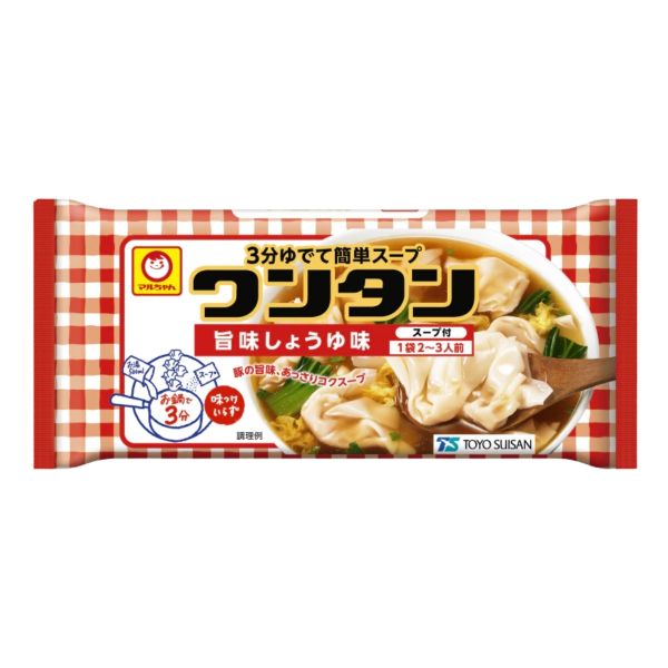 Hoành Thánh Khô Ăn Liền Toyo Suisan Đỏ Vị Thịt 55g (Từ 12 Tháng)