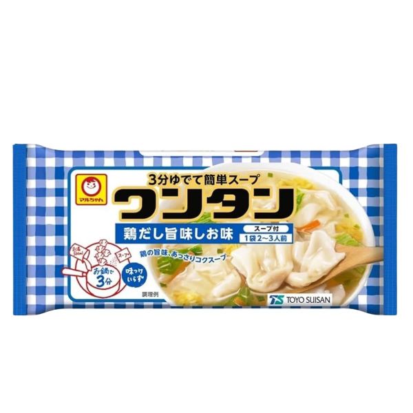 Hoành Thánh Khô Ăn Liền Toyo Suisan Xanh Vị Gà 55g (Từ 12 Tháng)