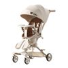Xe Đẩy Gấp Gọn OBAIWAO Baby 6511 Họa Tiết Mặt Gấu Nâu