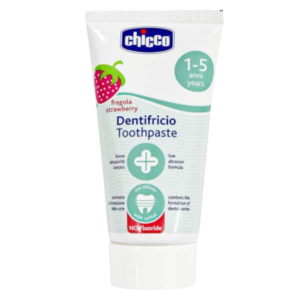 Kem Đánh Răng Chicco Hương Dâu Cho bé 12M+