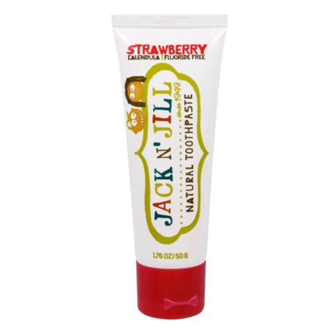 Kem Đánh Răng Trẻ Em Jack N' Jill Vị Dâu 50g Cho Bé Từ 6 Tháng Tuổi