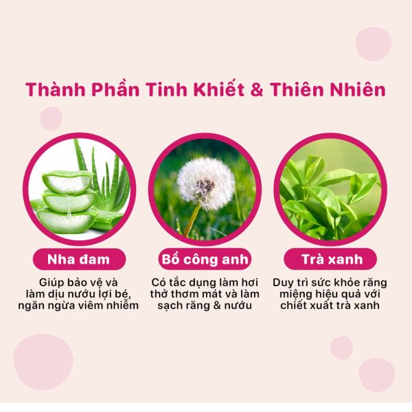 Kem Đánh Răng Em Bé Bzu Bzu Baby Toothpaste 50g Cho Bé Từ 0 Đến 3 Tuổi