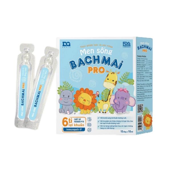 Men Sống Bạch Mai Rro Xanh Dương Hộp 15 Ống 10ML