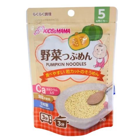 Mì Somen Cắt Vụn Kids&Mama Vị Bí Đỏ (Từ 5 Tháng)