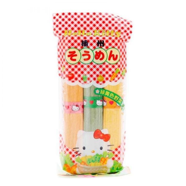 Mì Somen Rau Củ Ngũ Sắc Hello Kitty 300g (Từ 9 Tháng)
