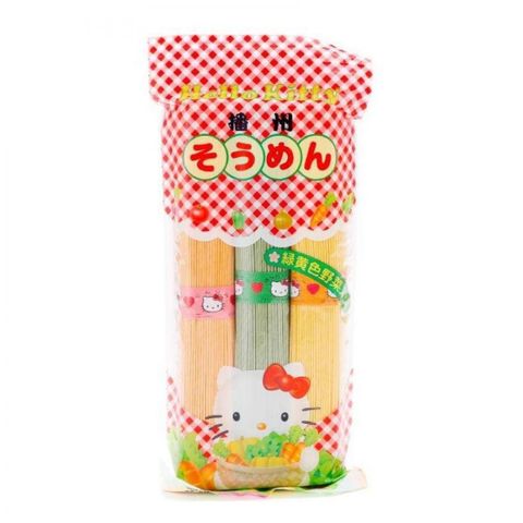 Mì Somen Rau Củ Ngũ Sắc Hello Kitty 300g (Từ 9 Tháng)
