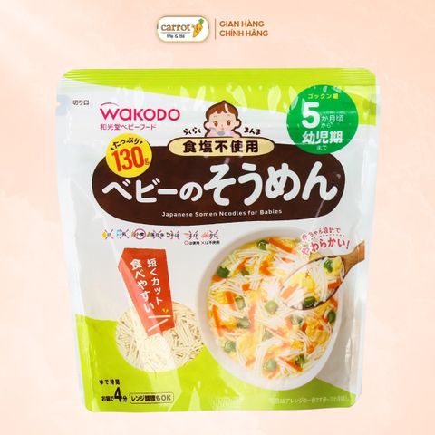 Mì Somen Wakodo Tách Muối Cho Bé Ăn Dặm (Từ 5 Tháng)