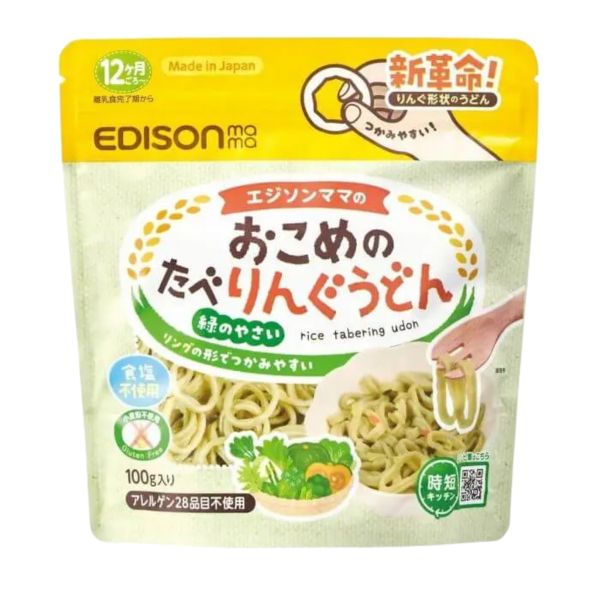 Mì Udon Vòng Edison Mama Vị Rau Củ100g (Từ 12 Tháng)