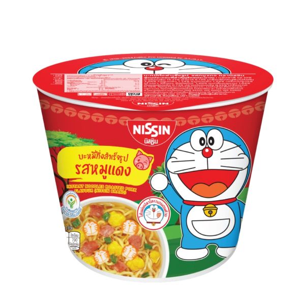 Mỳ Ly Nissin Doraemon Thái Lan Đỏ Thịt Heo Hầm (Từ 1 Tuổi)