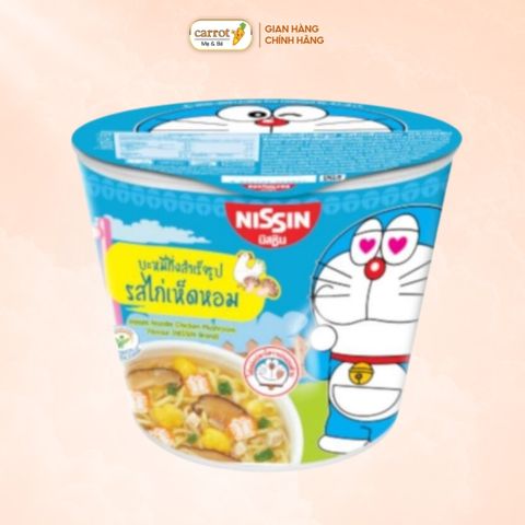 Mỳ Ly Nissin Doraemon Thái Lan Xanh Dương Gà Nấm (Từ 1 Tuổi)