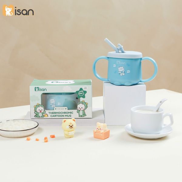 Cốc Tập Uống Nước Misan Dung Tích 250ml Có Chức Năng Báo Nóng Cảm Biến Nhiệt Tiện Lợi Cho Bé