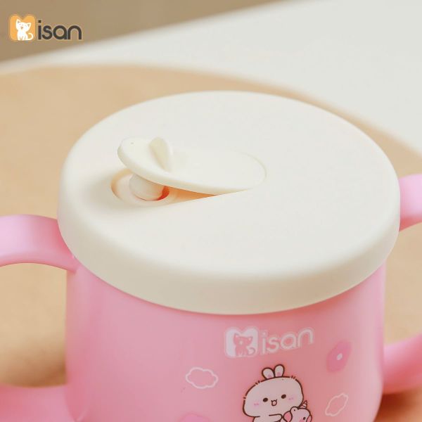 Cốc Tập Uống Nước Misan Dung Tích 250ml Có Chức Năng Báo Nóng Cảm Biến Nhiệt Tiện Lợi Cho Bé