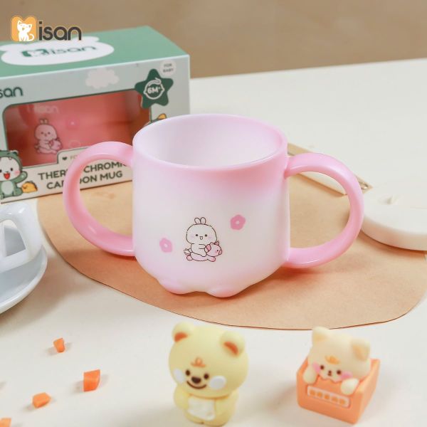 Cốc Tập Uống Nước Misan Dung Tích 250ml Có Chức Năng Báo Nóng Cảm Biến Nhiệt Tiện Lợi Cho Bé