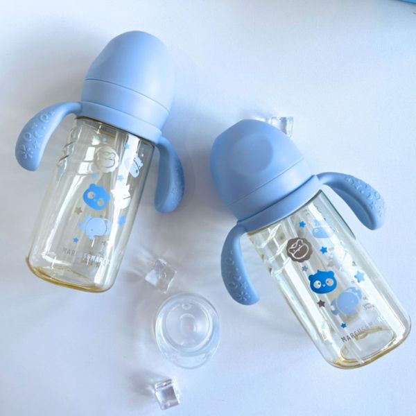 Bình Tập Uống Chuyển Tiếp PPSU Marcus & Marcus 300ml Cho Bé Từ 6 Tháng