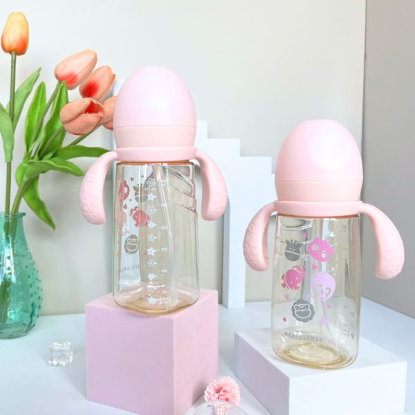 Bình Tập Uống Chuyển Tiếp PPSU Marcus & Marcus 300ml Cho Bé Từ 6 Tháng