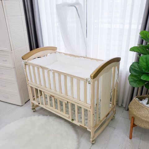 Nôi cũi gỗ Umoo UM-08105