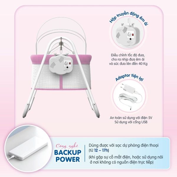 Nôi Tự Động Autoru Z-Basic