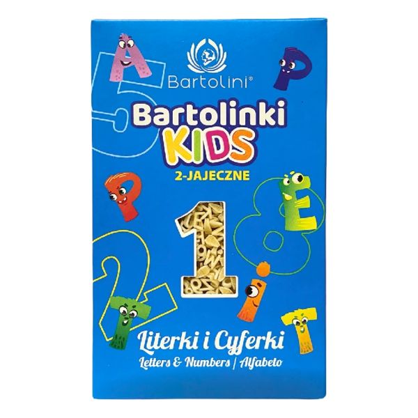 Nui Ăn Dặm Bartolini Hình Chữ Và Số 250g Cho Bé Ăn Dặm (Từ 8 Tháng)