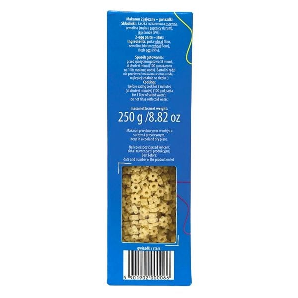Nui Ăn Dặm Bartolini Hình Ngôi Sao 250g Cho Bé Ăn Dặm (Từ 8 Tháng)