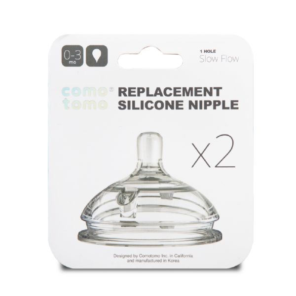 Núm Bình Sữa Comotomo 2 Tia Cho Bé 3-6 Tháng