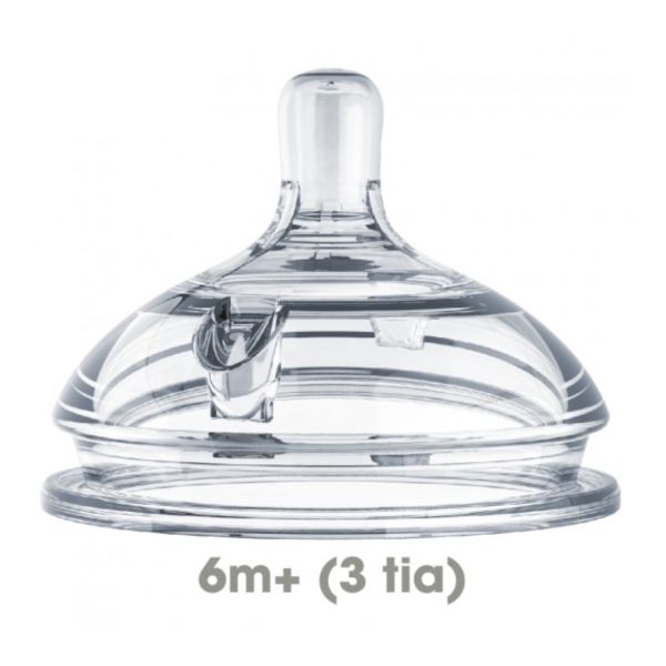 Núm Bình Sữa Comotomo 3 Tia Cho Bé 6 Tháng +