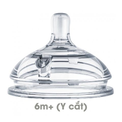 Núm Bình Sữa Comotomo Tia Y Cut Cho Bé 6 Tháng +