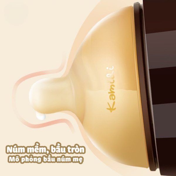 Núm Bình Sữa Kamidi 1 Tia Cho Bé 0-5 tháng