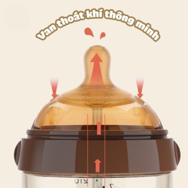 Núm Bình Sữa Kamidi Tia Y Cho Bé Trên 7 Tháng+