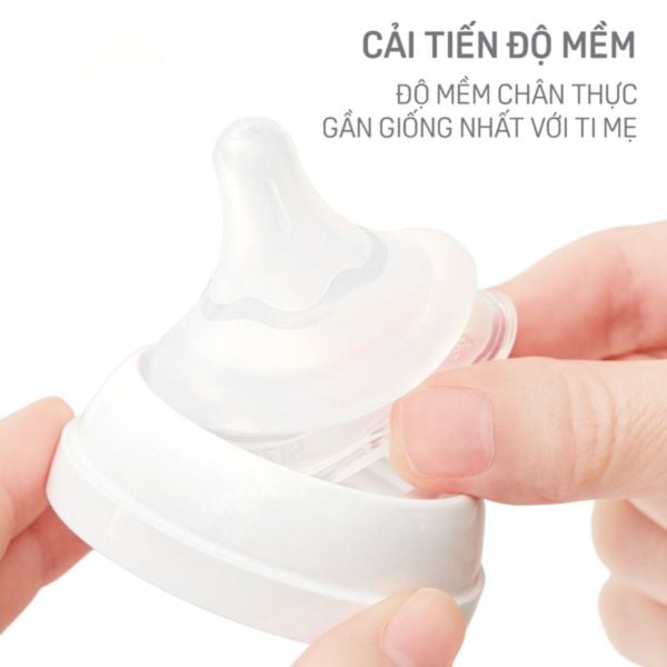 Núm Bình Sữa Pigeon Plus Thế Hệ III Phiên Bản Nhật Size LL