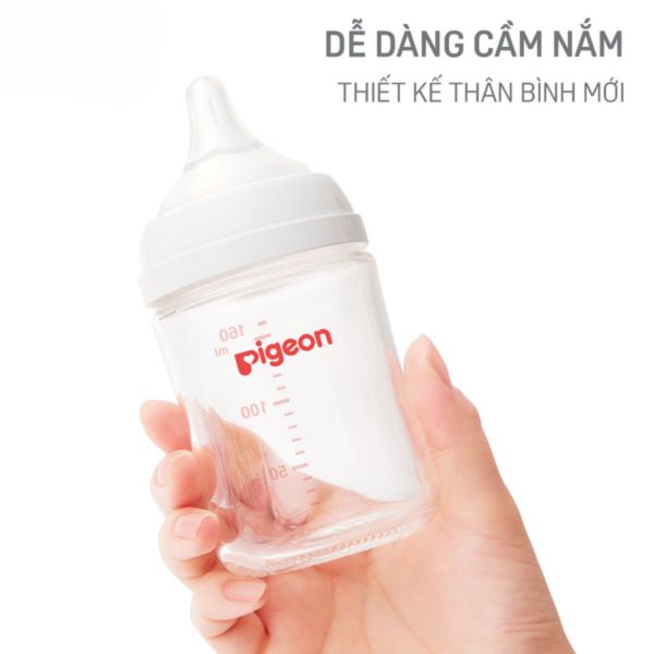 Núm Bình Sữa Pigeon Plus Thế Hệ III Phiên Bản Nhật Size 3L