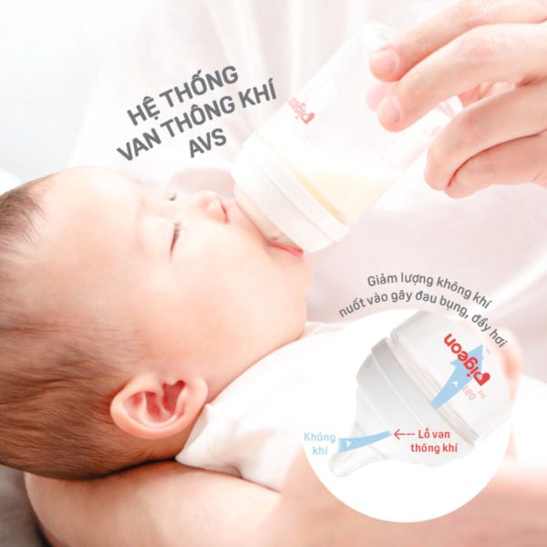 Núm Bình Sữa Pigeon Plus Thế Hệ III Phiên Bản Nhật Size 3L