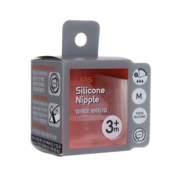 Núm Bình Sữa Upis Silicone Premium Size M
