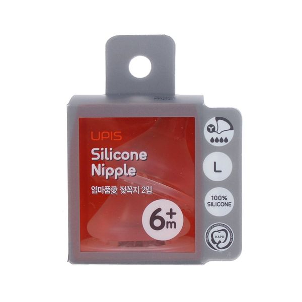 Núm Bình Sữa Upis Silicone Premium Size L