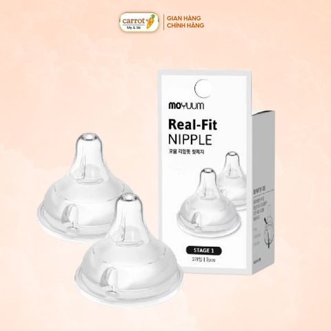 Núm Bình Sữa Moyuum Silicone Size 1