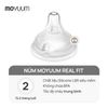 Núm Bình Sữa Moyuum Silicone Size 2