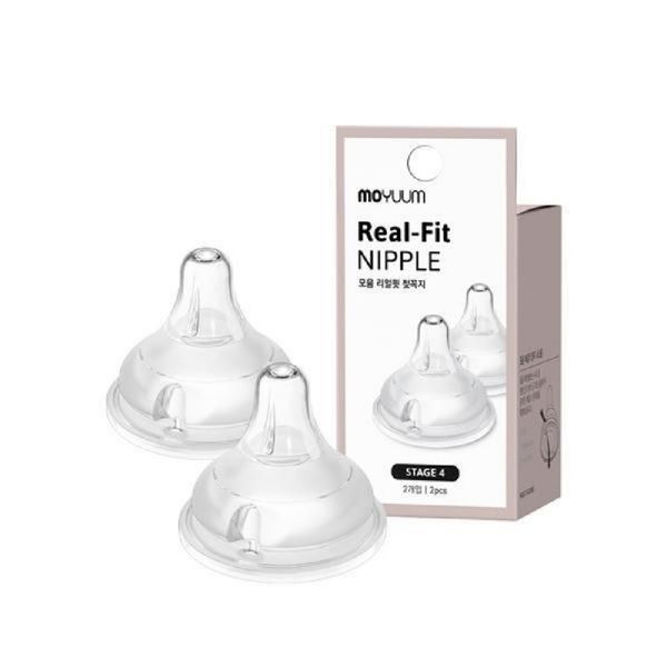 Núm Bình Sữa Moyuum Silicone Size 4