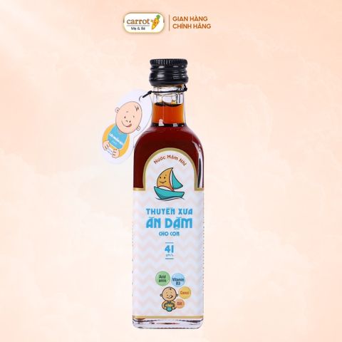 Nước Mắm Nhĩ Thuyền Xưa 41N Ăn Dặm Cho Bé 65ml (Từ 12 Tháng)