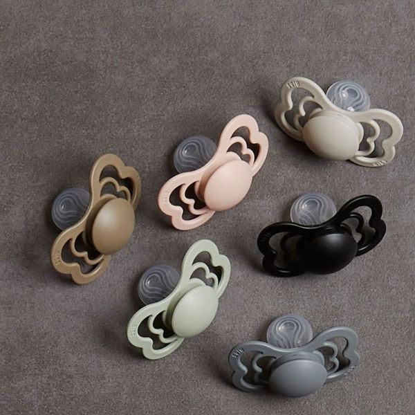 Ty Ngậm Núm Đối Xứng Silicone BIBS Pacifier Supreme Size 2 Cho Bé Trên 6 Tháng