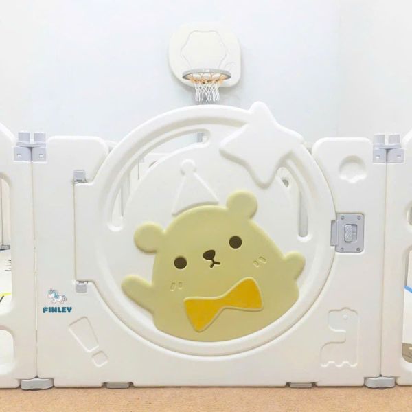 Quây Cũi Cho Bé Gấp Gọn Finley Gấu Boo FL-0152 Size M
