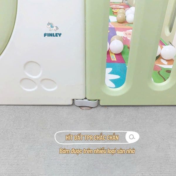 Quây Cũi Gấp Gọn Finley Khủng Long FL-0165 Size L