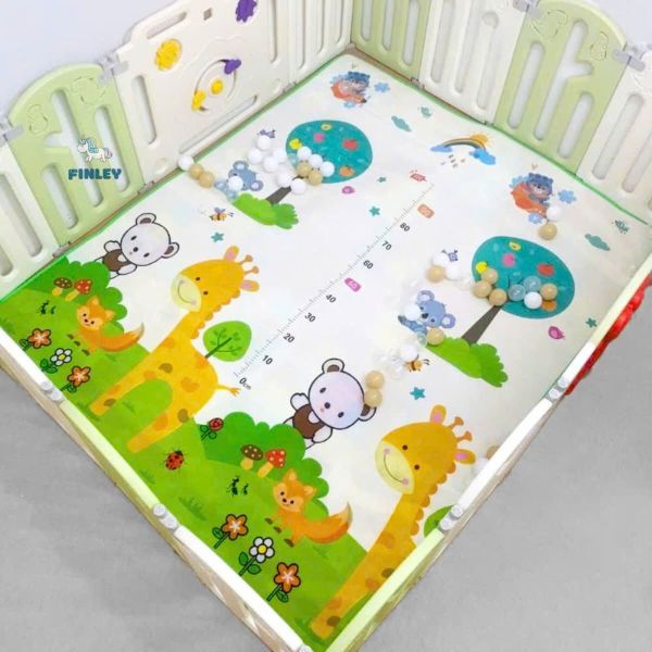 Quây Cũi Gấp Gọn Finley Khủng Long FL-0165 Size M
