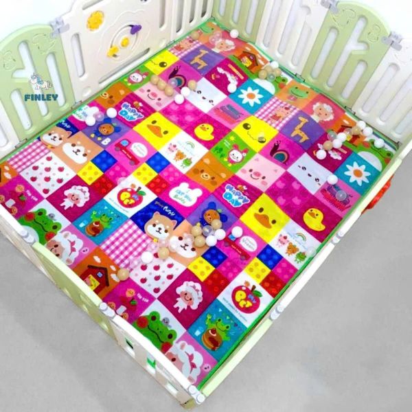 Quây Cũi Gấp Gọn Finley Khủng Long FL-0165 Size M