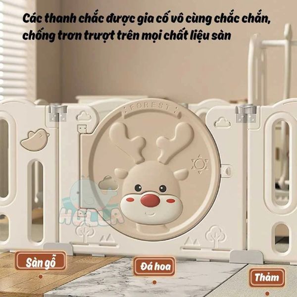 Quây Trơn Tuần Lộc Holla HL-08198 1m9x1m9