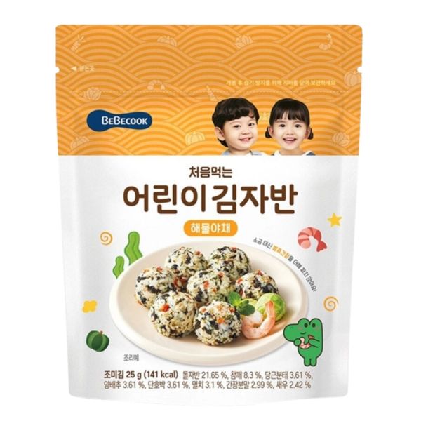 Rắc Cơm Rong Biển Bebecook Vị Hải Sản 25g Cho Bé Ăn Dặm (Từ 12 Tháng)