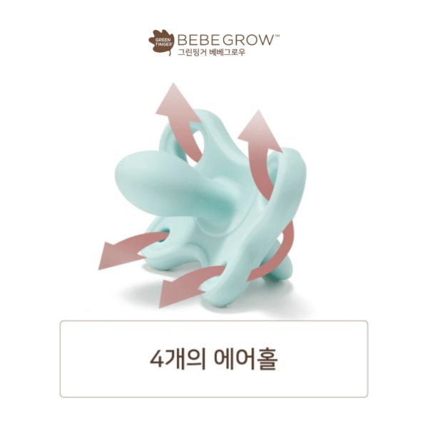 Ti giả Greenfinger Bebegrow Chất Liệu Silicone Nguyên Chất 100% Cho Bé 0-6M