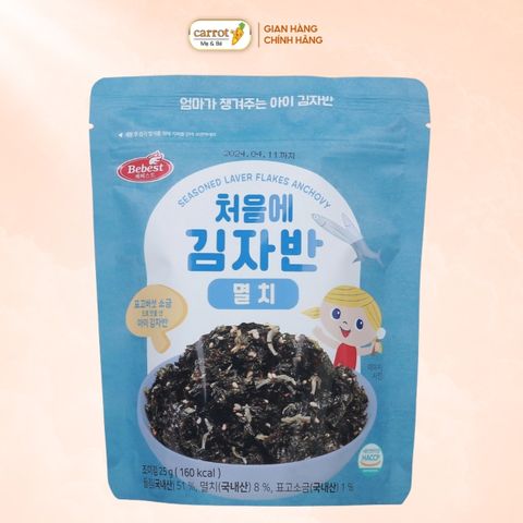 Rong Biển Vụn Ăn Liền Cho Bé Bebest Vị Cá Cơm 25g (Từ 12 Tháng)