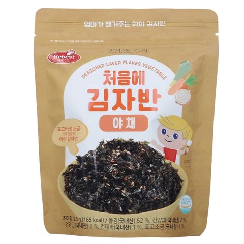 Rong Biển Vụn Ăn Liền Cho Bé Bebest Vị Rau Củ 25g (Từ 12 Tháng)