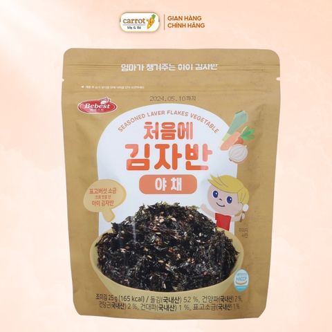 Rong Biển Vụn Ăn Liền Cho Bé Bebest Vị Rau Củ 25g (Từ 12 Tháng)