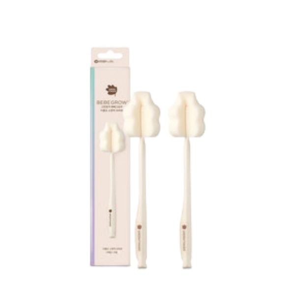 Set 2 Cọ Rửa Đa Năng Đầu Mút Bebegrow Green Finger